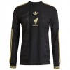 Officiële Voetbalshirt Mexico 2024-25 Lange Mouw Zwarte - Heren